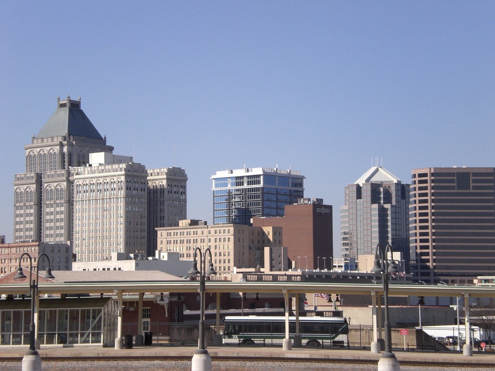 The Greensboro, North Carolina skyline